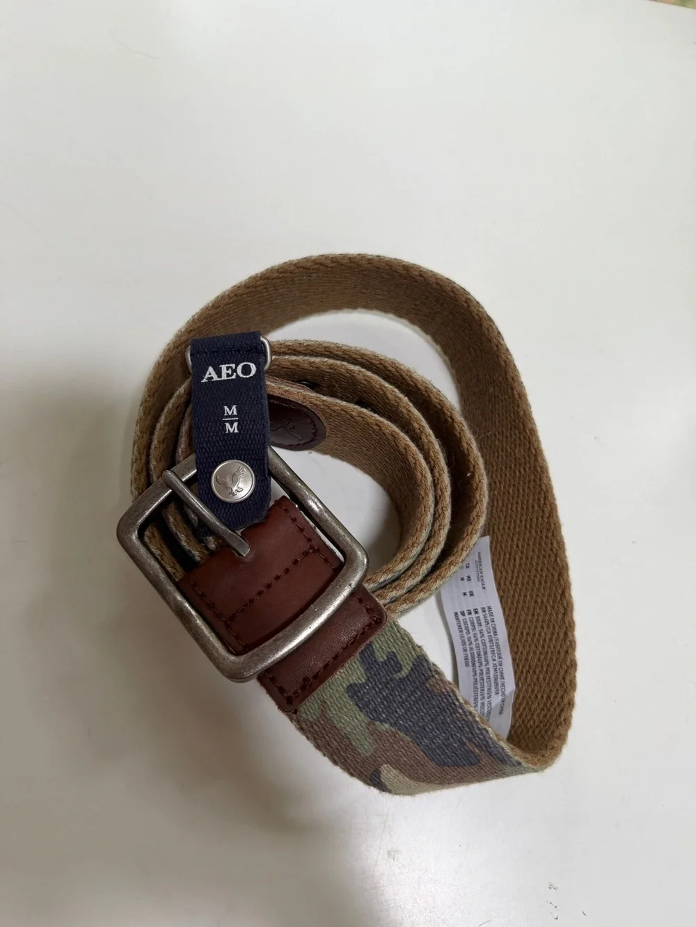 American Eagle Outfitters Camo Belt